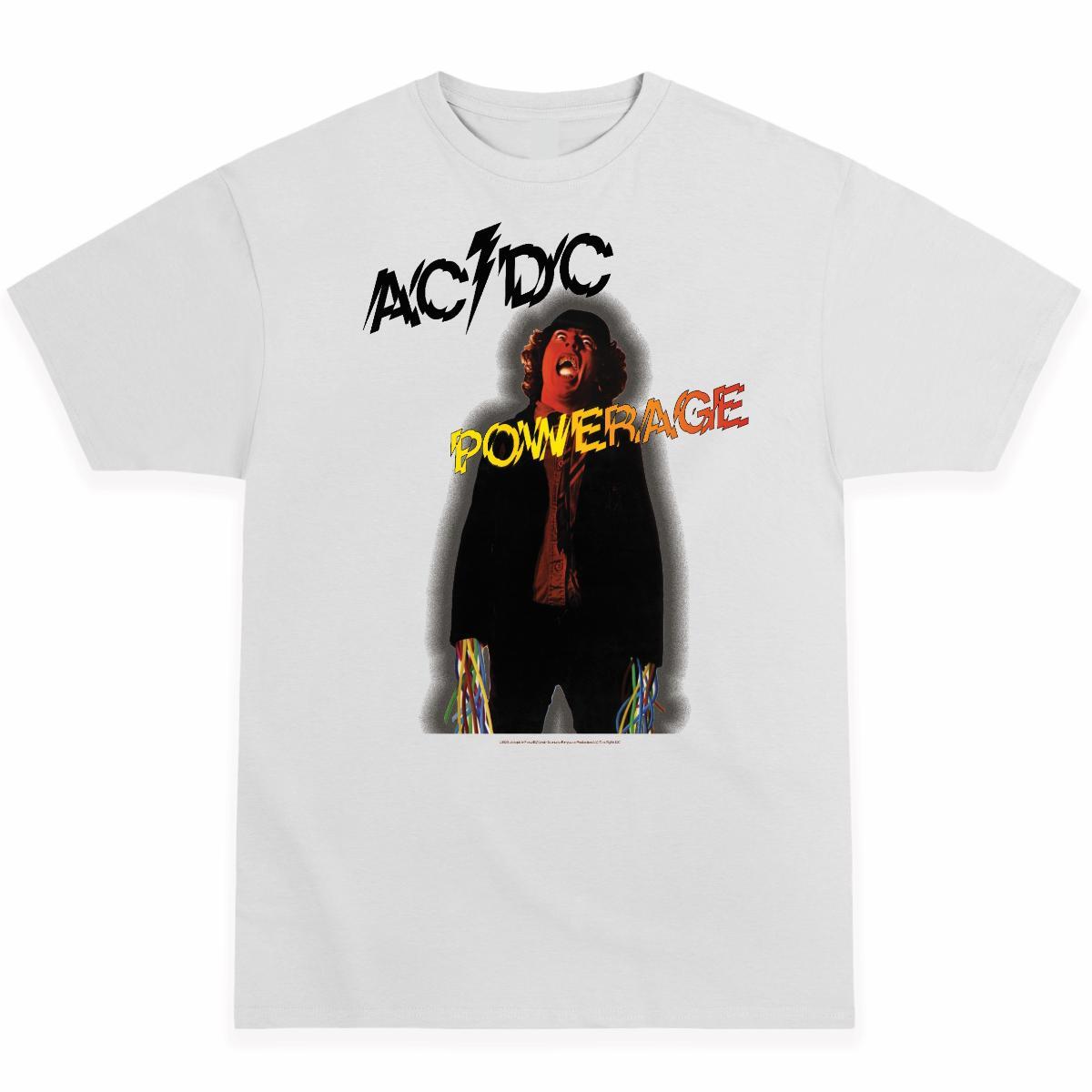 AC/DC Powerage Graphic Tee - Classic Rock T-Shirt