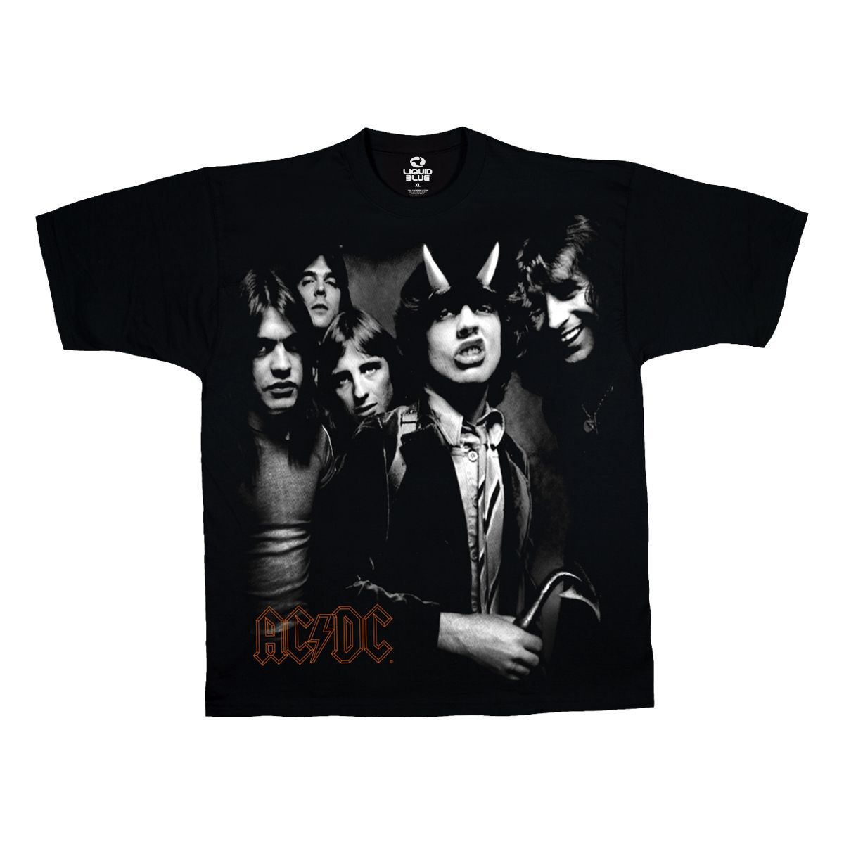 Highway Group Black AC/DC Band Tee