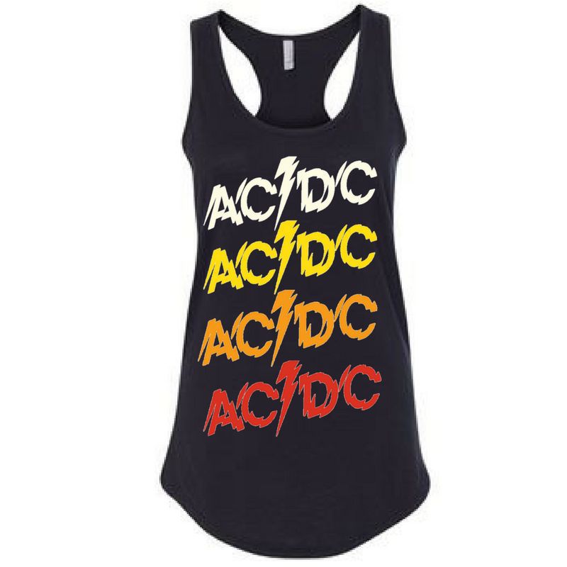 AC/DC Women's Powerage Logo Racerback Tank Top