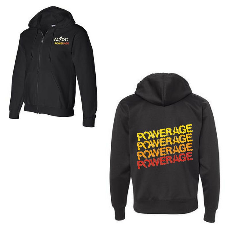AC/DC Powerage Hoodie - Classic Rock Band Merch