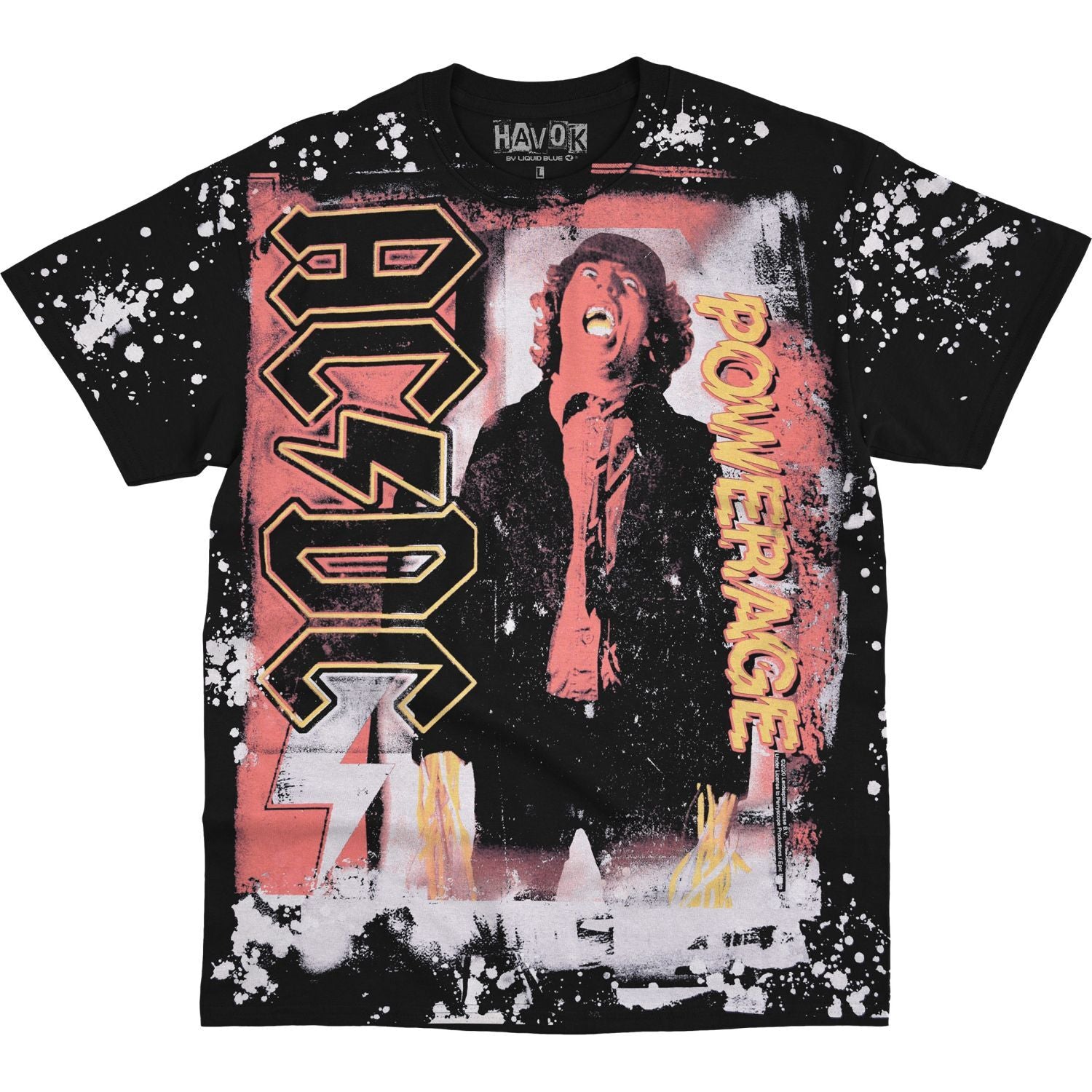 AC/DC Powerage Black Band Tee