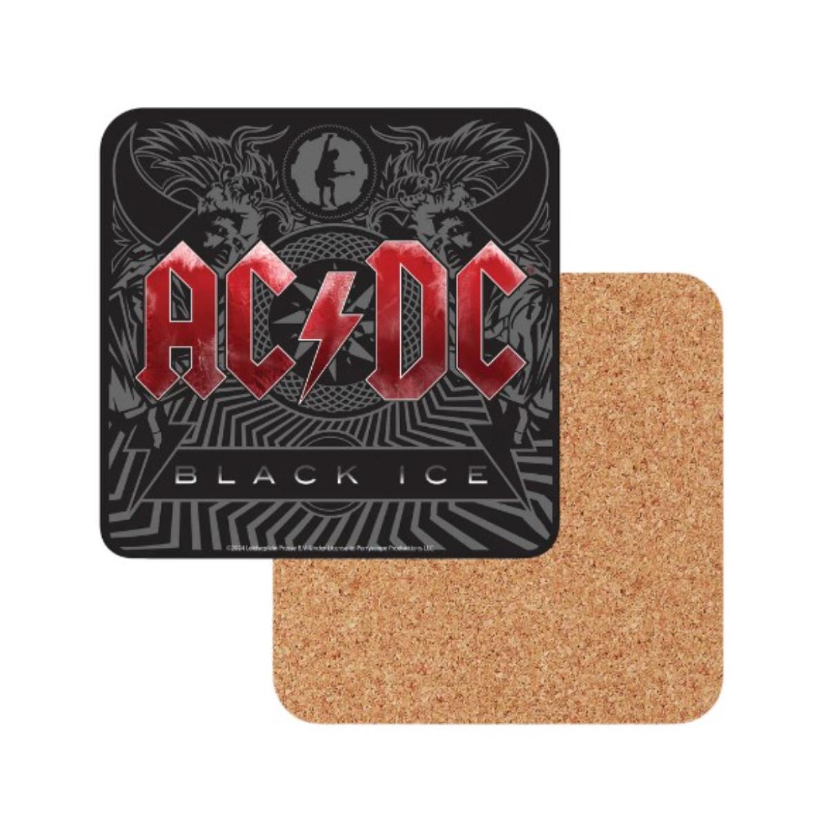 6-Pack AC/DC Black Ice Drink Coasters