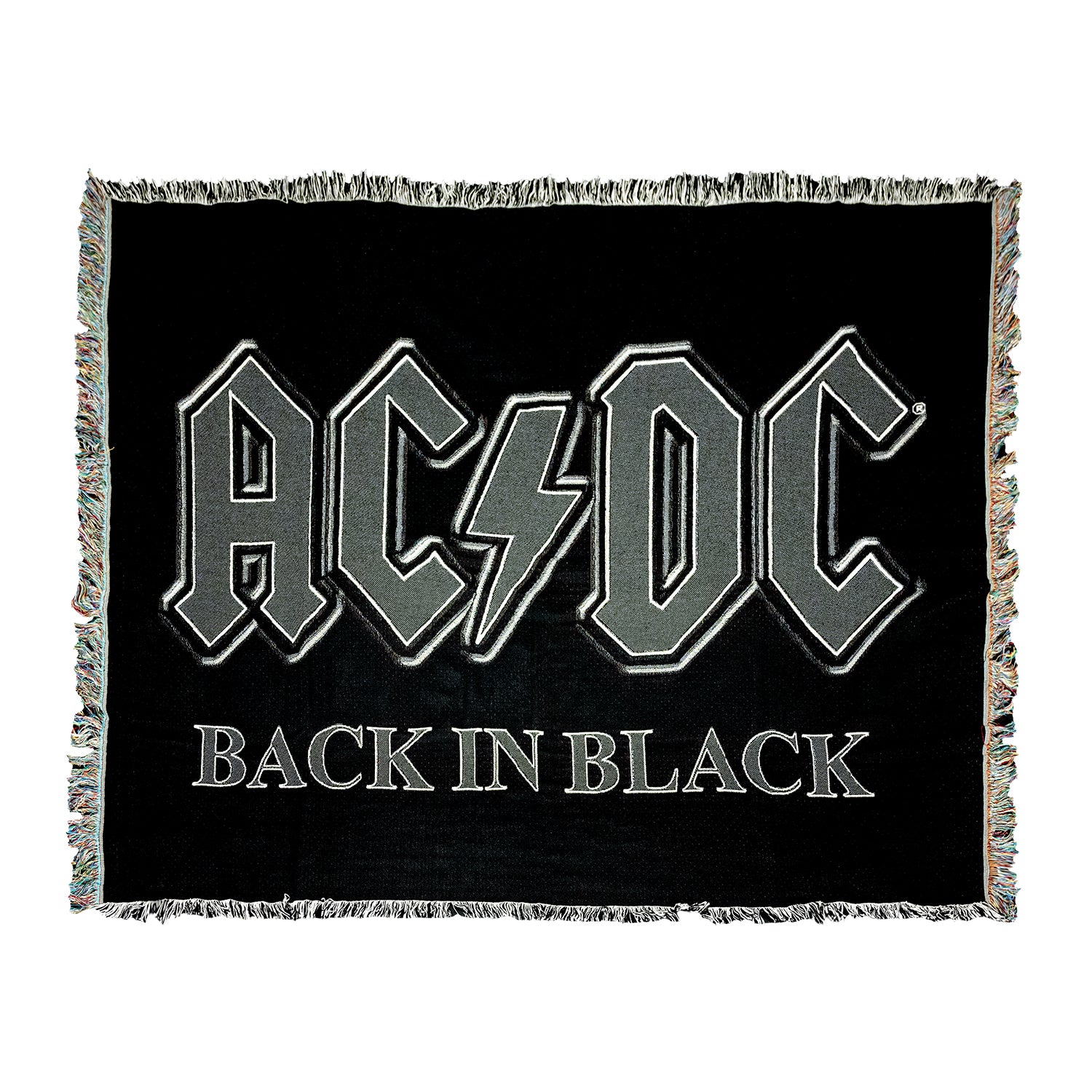 AC/DC Back in Black Fleece Throw Blanket