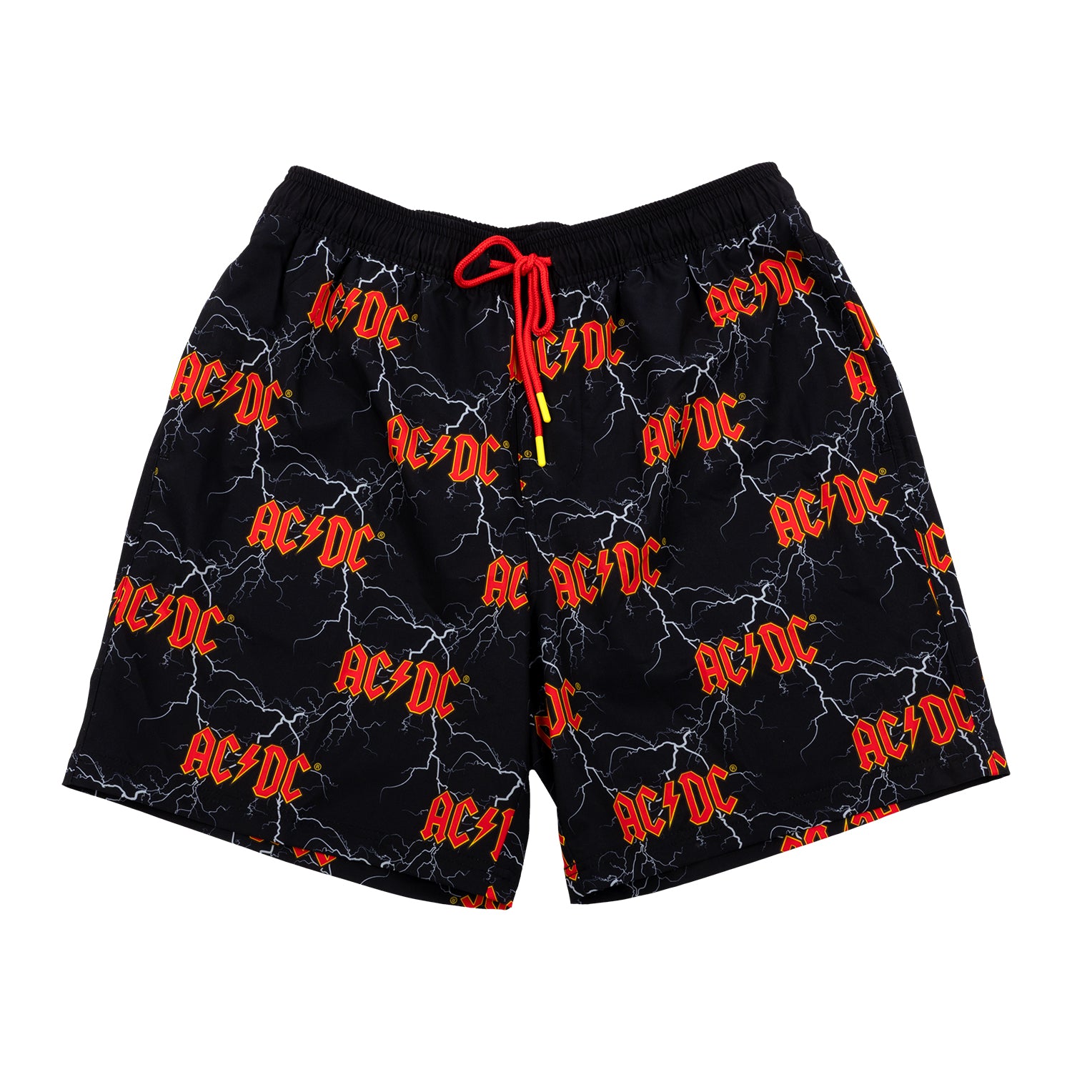 AC/DC Branded Swim Shorts for Fans