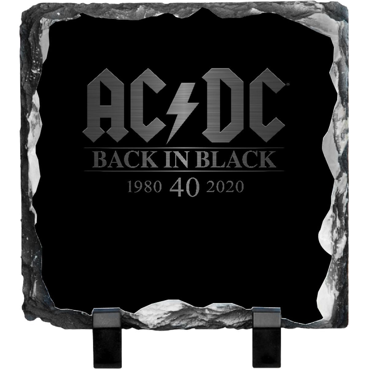 AC/DC Back in Black 40th Anniversary Photo Slate