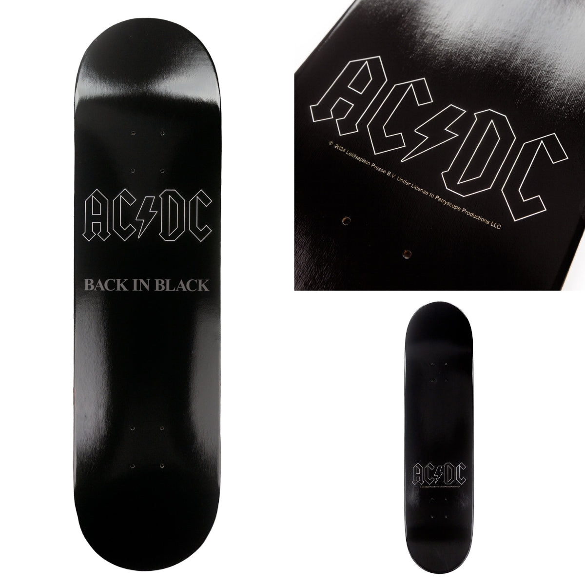 Black Skateboard Deck for Street & Park Riding