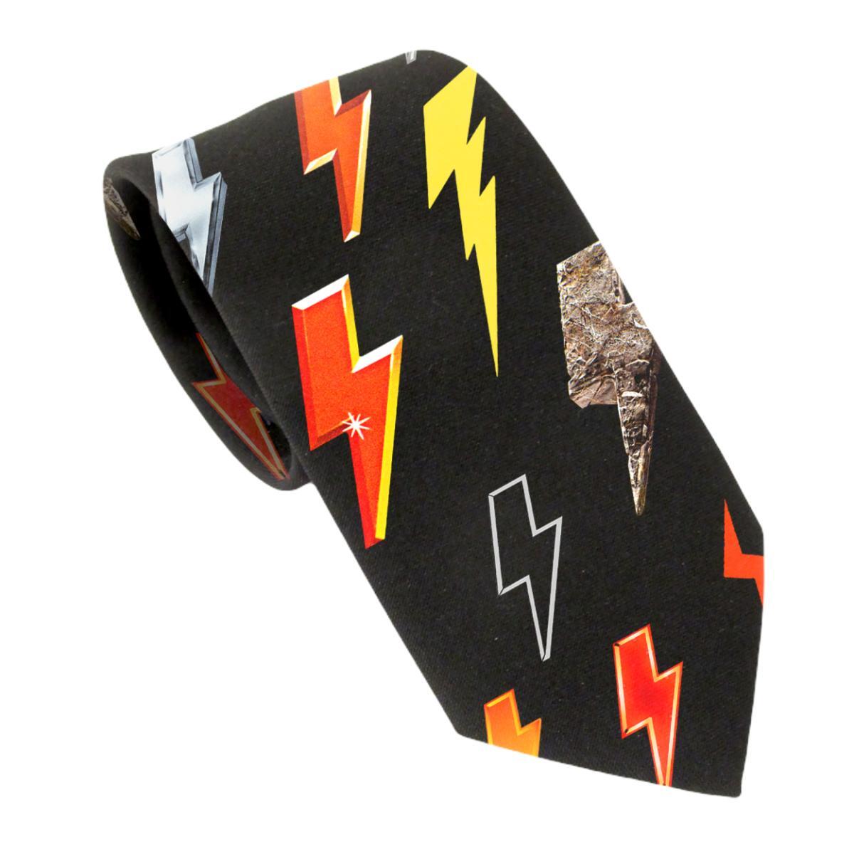 Stylish Lightning Bolt Necktie for Men