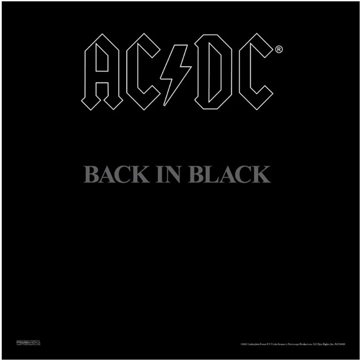 AC/DC Back in Black 12x12 Wall Poster