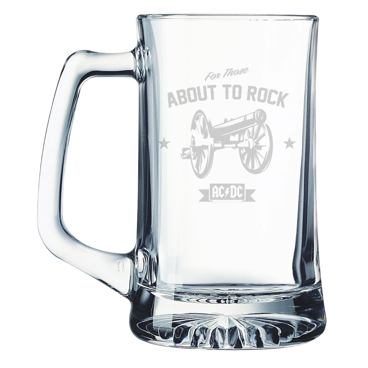 Laser-Etched Beer Stein - Rock Cannon Design