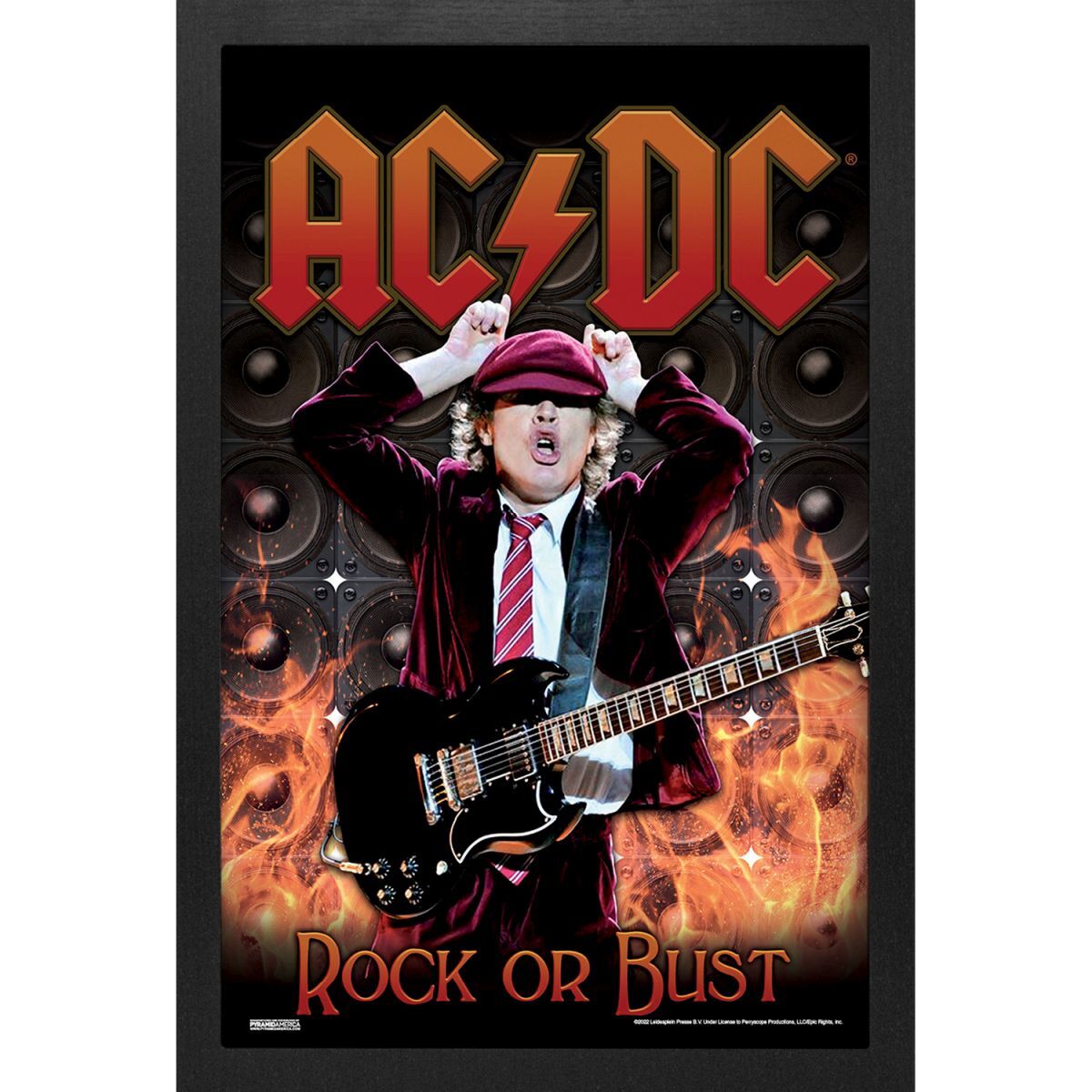 AC/DC Rock or Bust Live Concert Framed Poster (11x17)