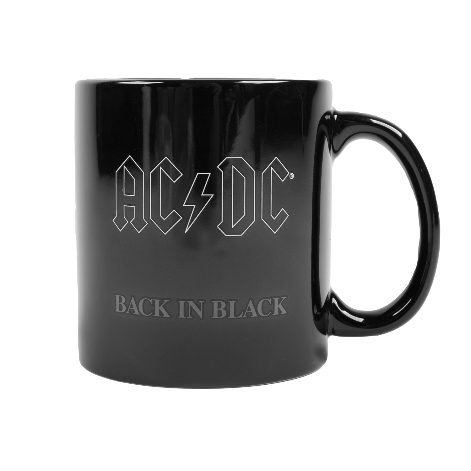 AC/DC Back in Black Ceramic Coffee Mug (18oz)