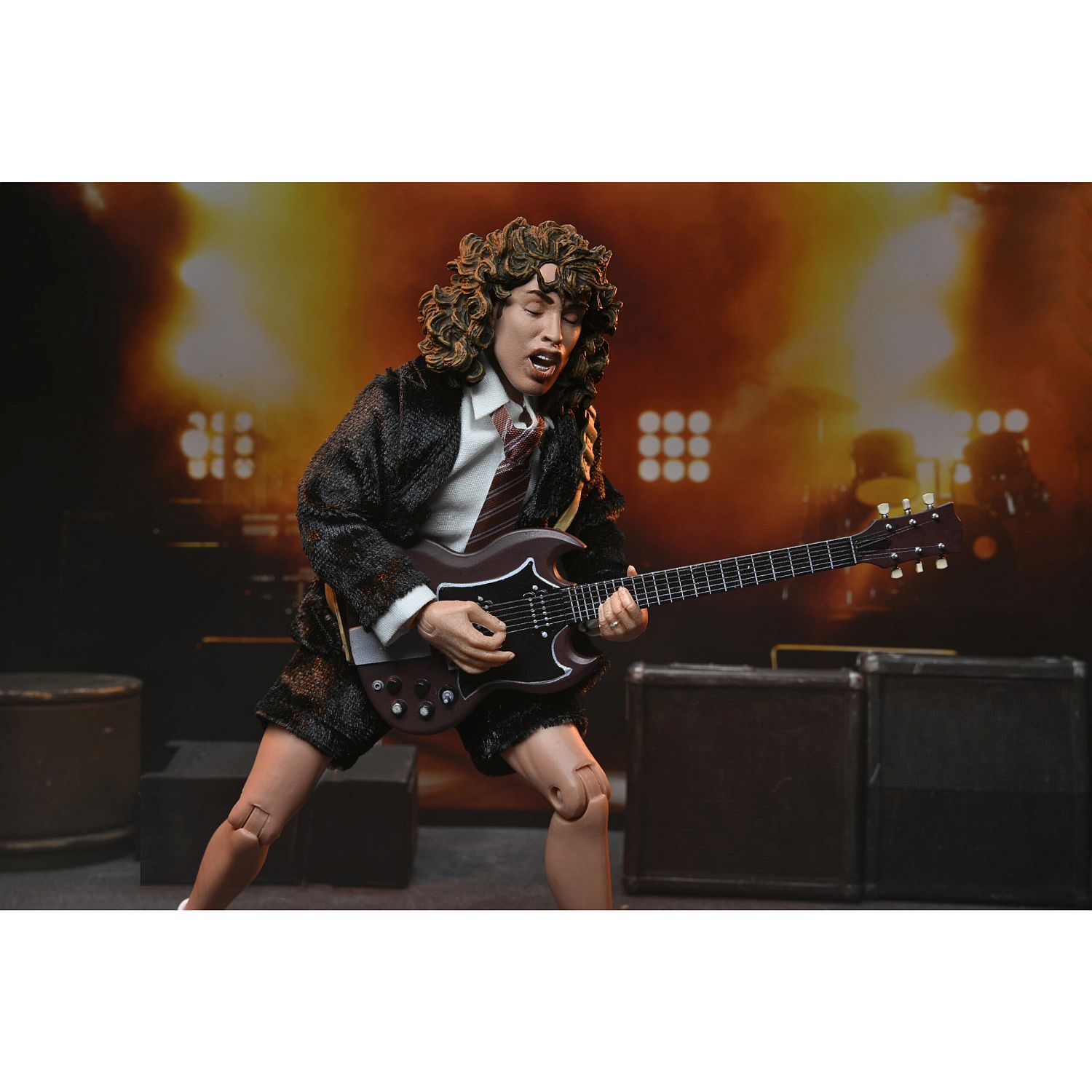 8" Angus Young Action Figure with Outfit