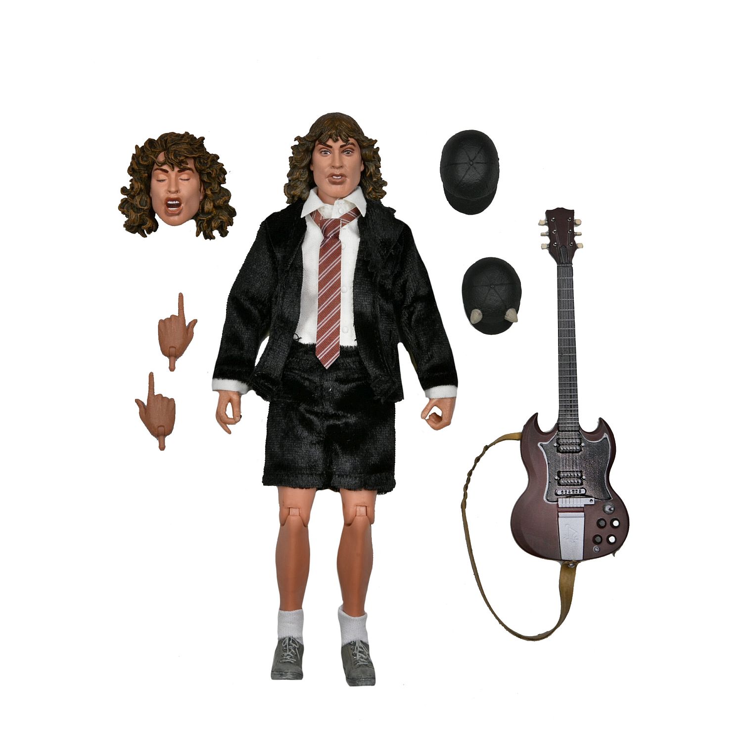 8" Angus Young Action Figure with Outfit