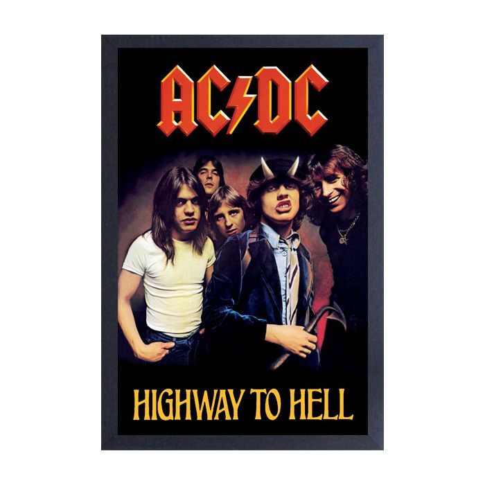 Highway to Hell Framed Poster (11x17)