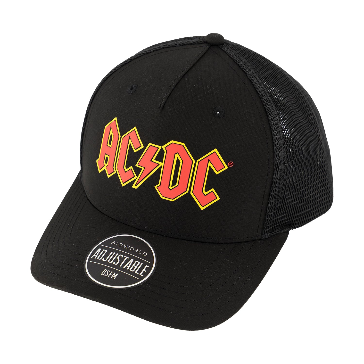 AC/DC Official Logo Snapback Trucker Hat