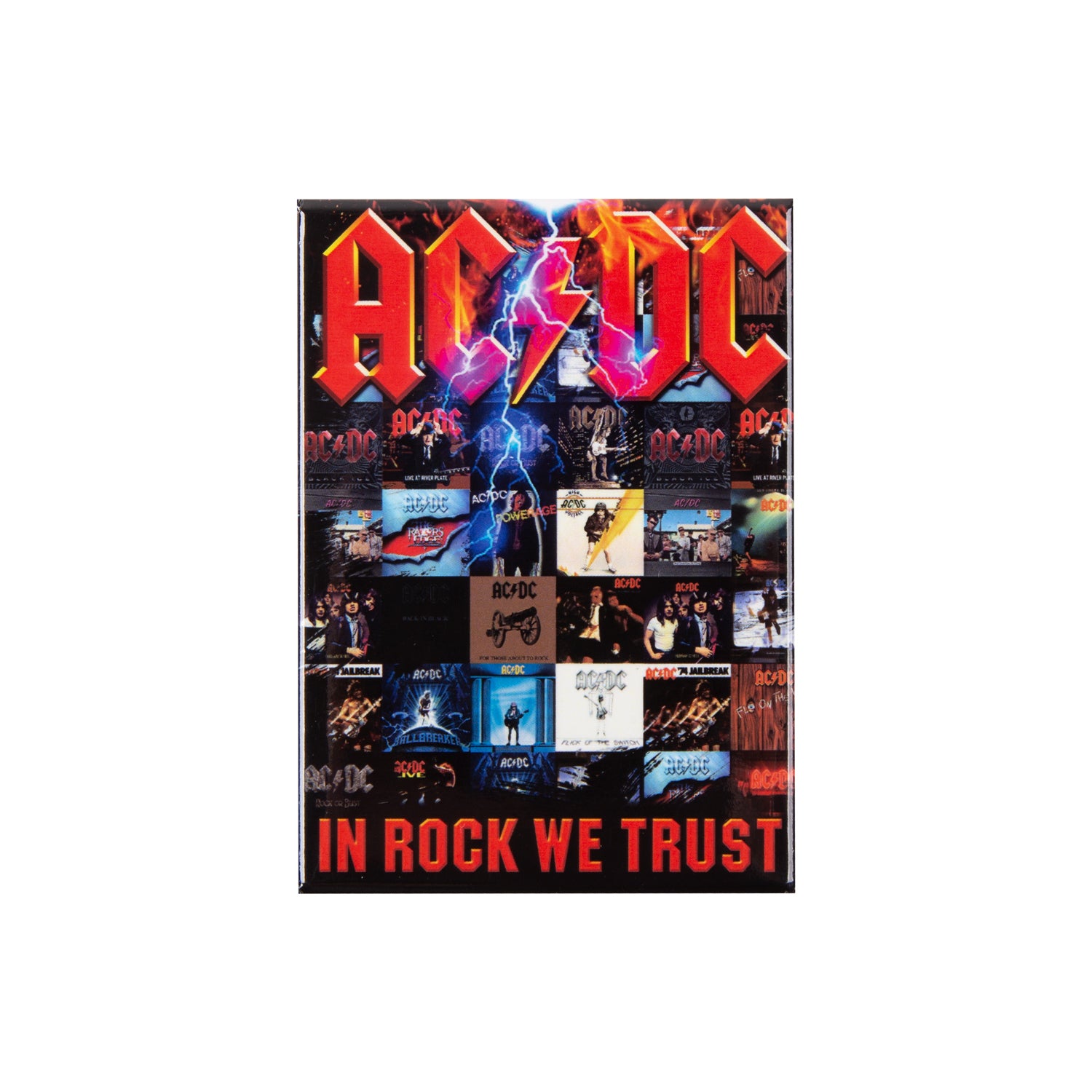 AC/DC Rock Band Flat Magnet (2.5" x 3.5") for Fans