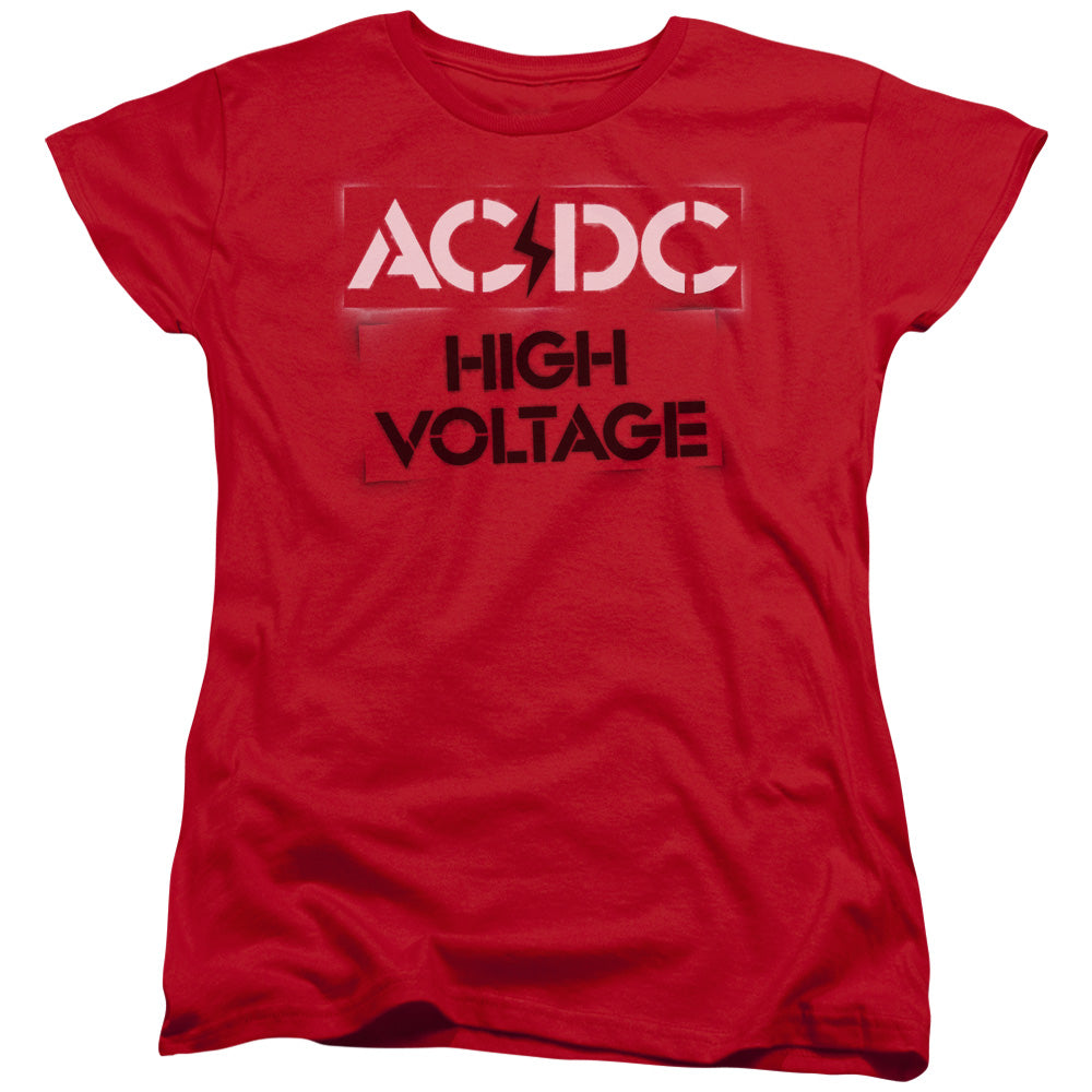 Women's High Voltage Logo Stencil for DIY Projects