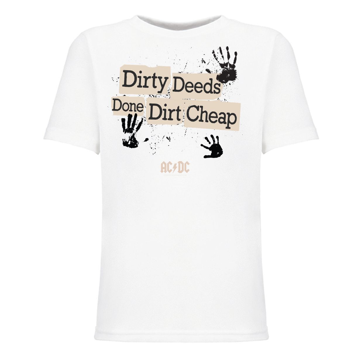 White Dirty Hands Youth T-Shirt