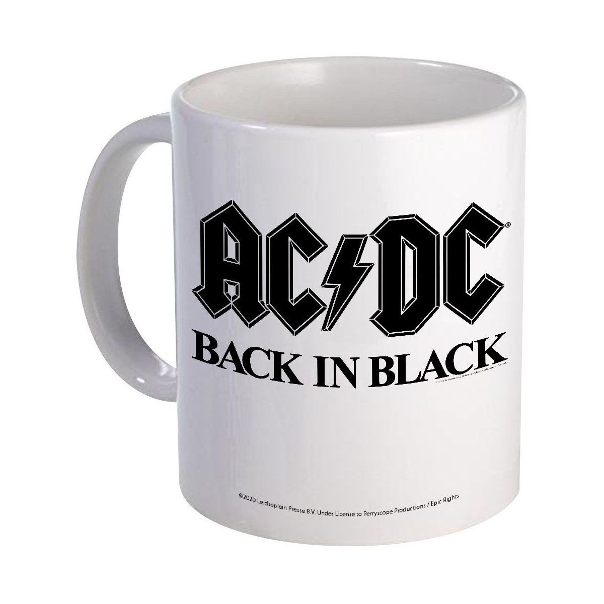 Black Typography Ceramic Mug
