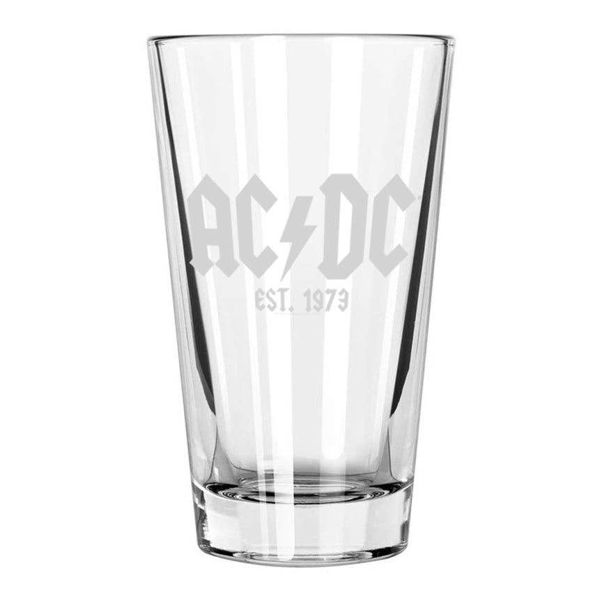 AC/DC 1973 Commemorative Pint Glass