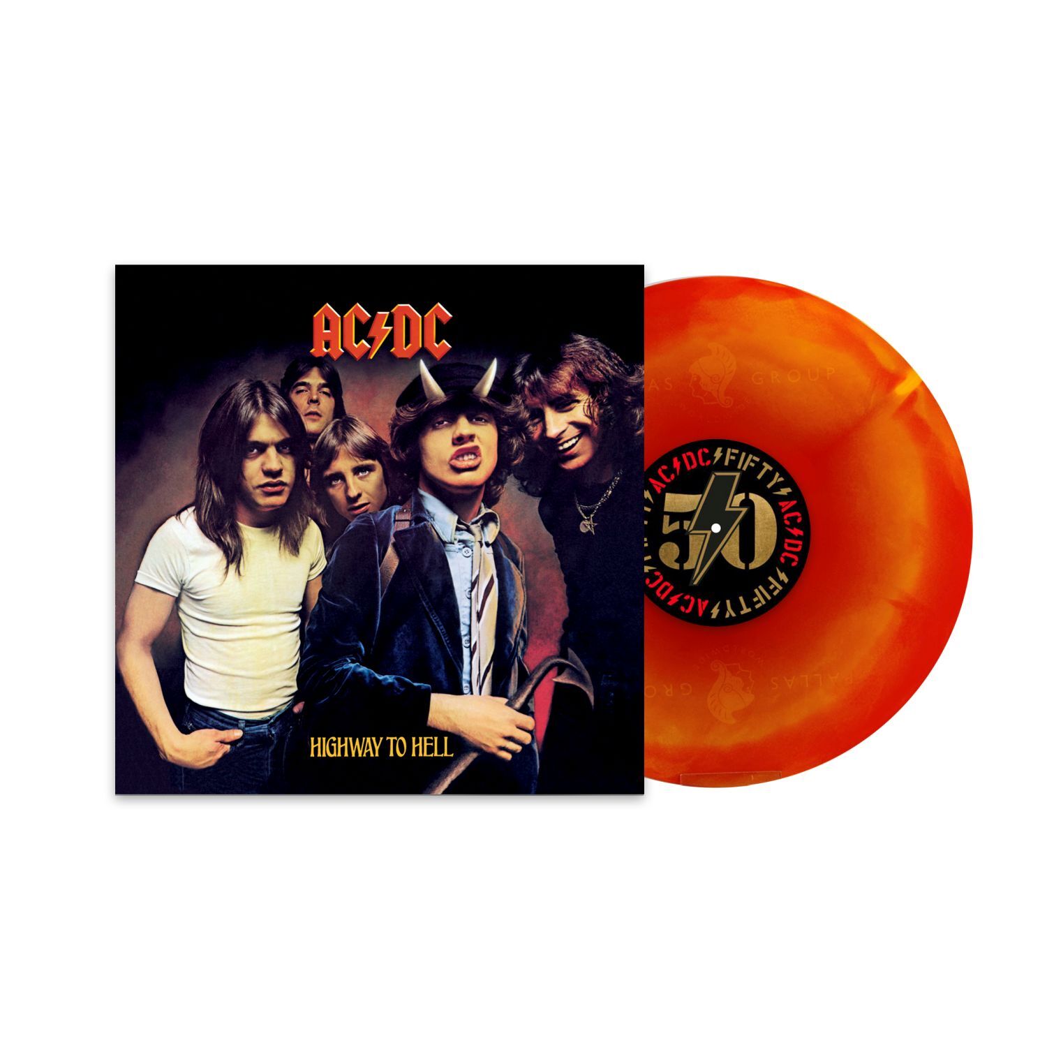 AC/DC Highway to Hell Orange Vinyl Record