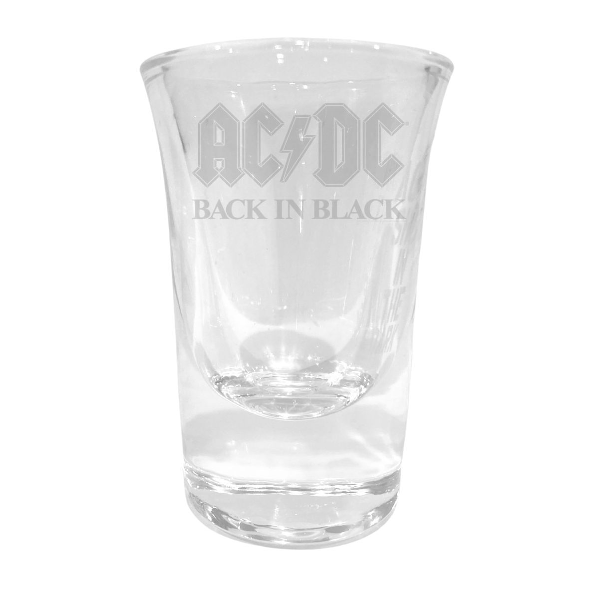 Black Laser-Engraved Shot Glass for Gifts