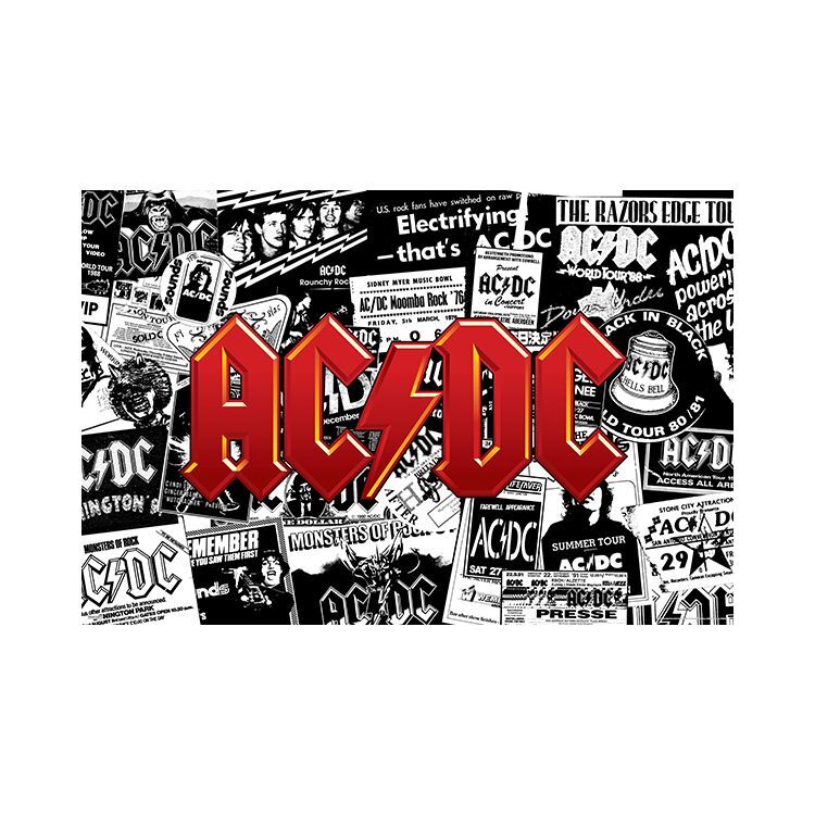 AC/DC Band Poster 24x36 - Classic Rock Wall Art