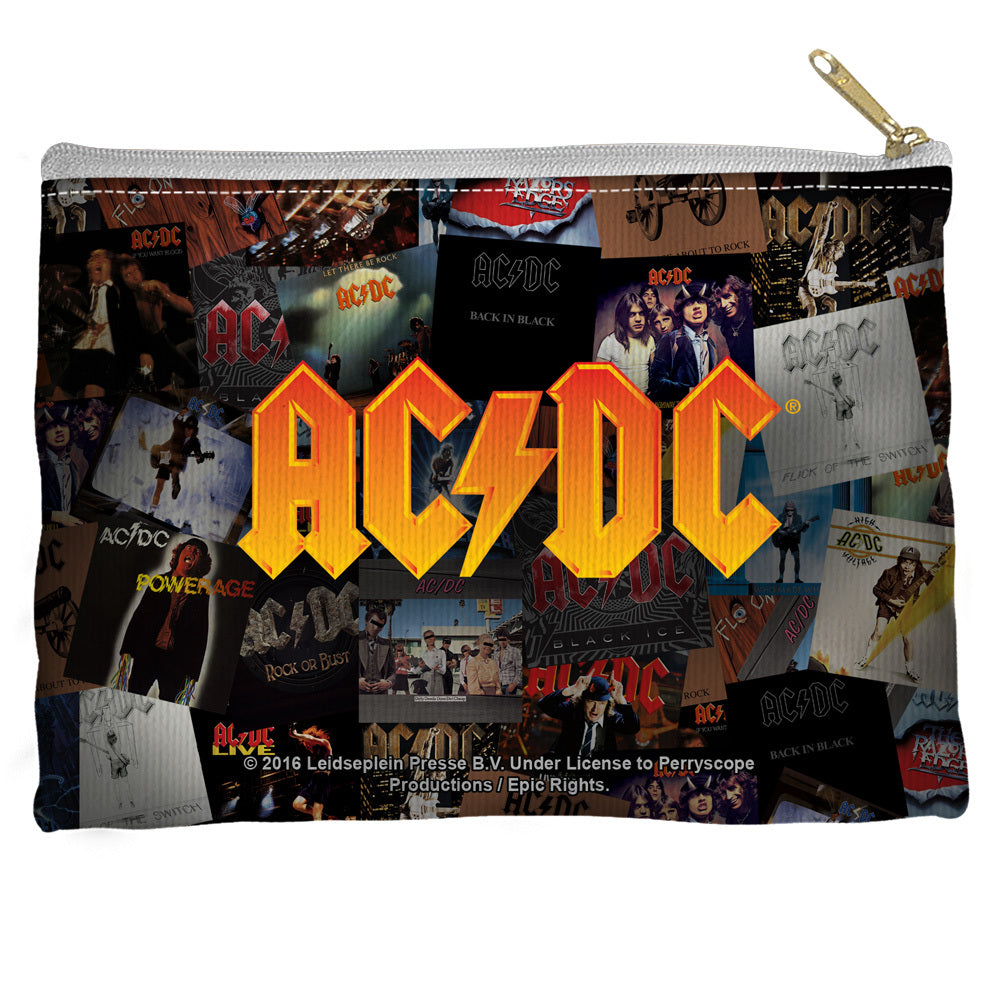 AC/DC Themed 12.5x8.5 Accessory Pouch