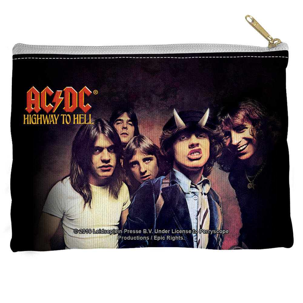 AC/DC Highway Zipper Pouch (12.5x8.5) - Rock Band Accessory
