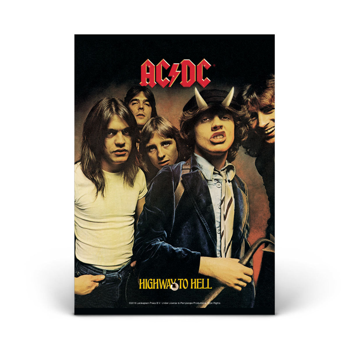 Highway To Hell Framed Glass Wall Art