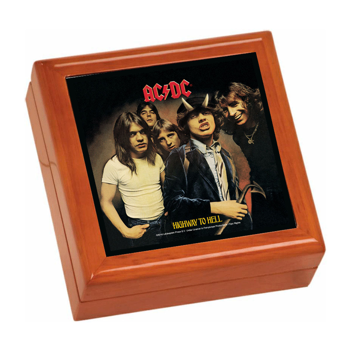 AC/DC Highway To Hell Wooden Memory Box