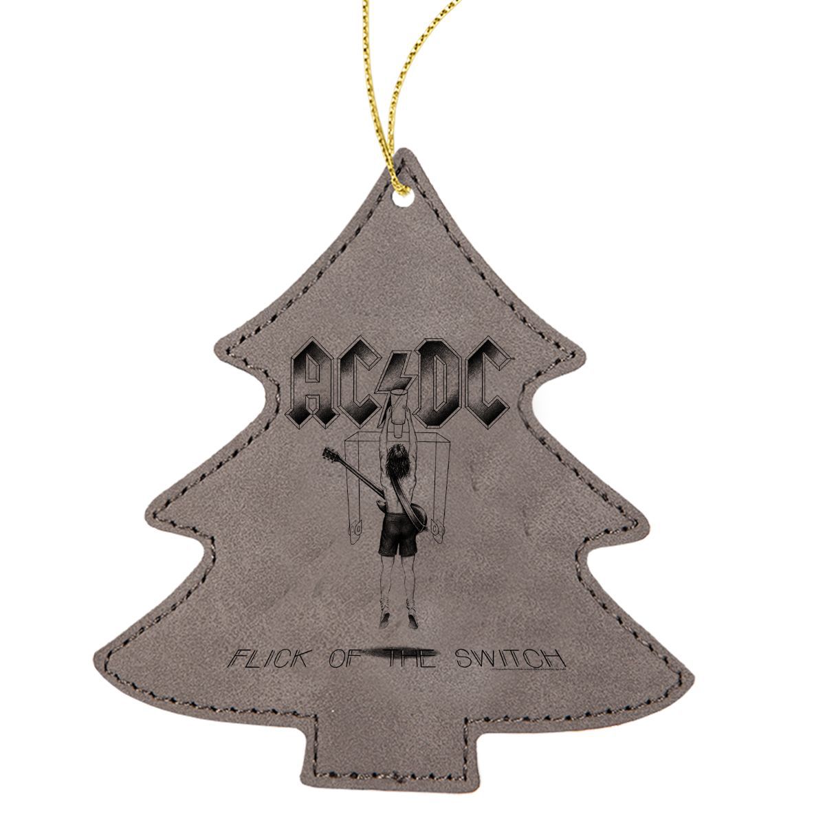 Leatherette Switch Tree Ornament – Festive Decor