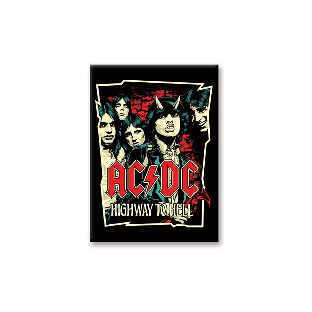 Highway to Hell AC/DC Fridge Magnet