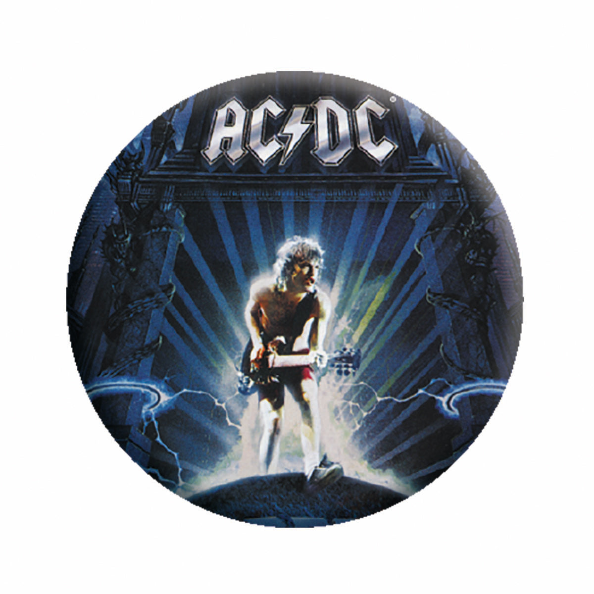 1.25" AC/DC Ballbreaker Button for Jackets & Denim