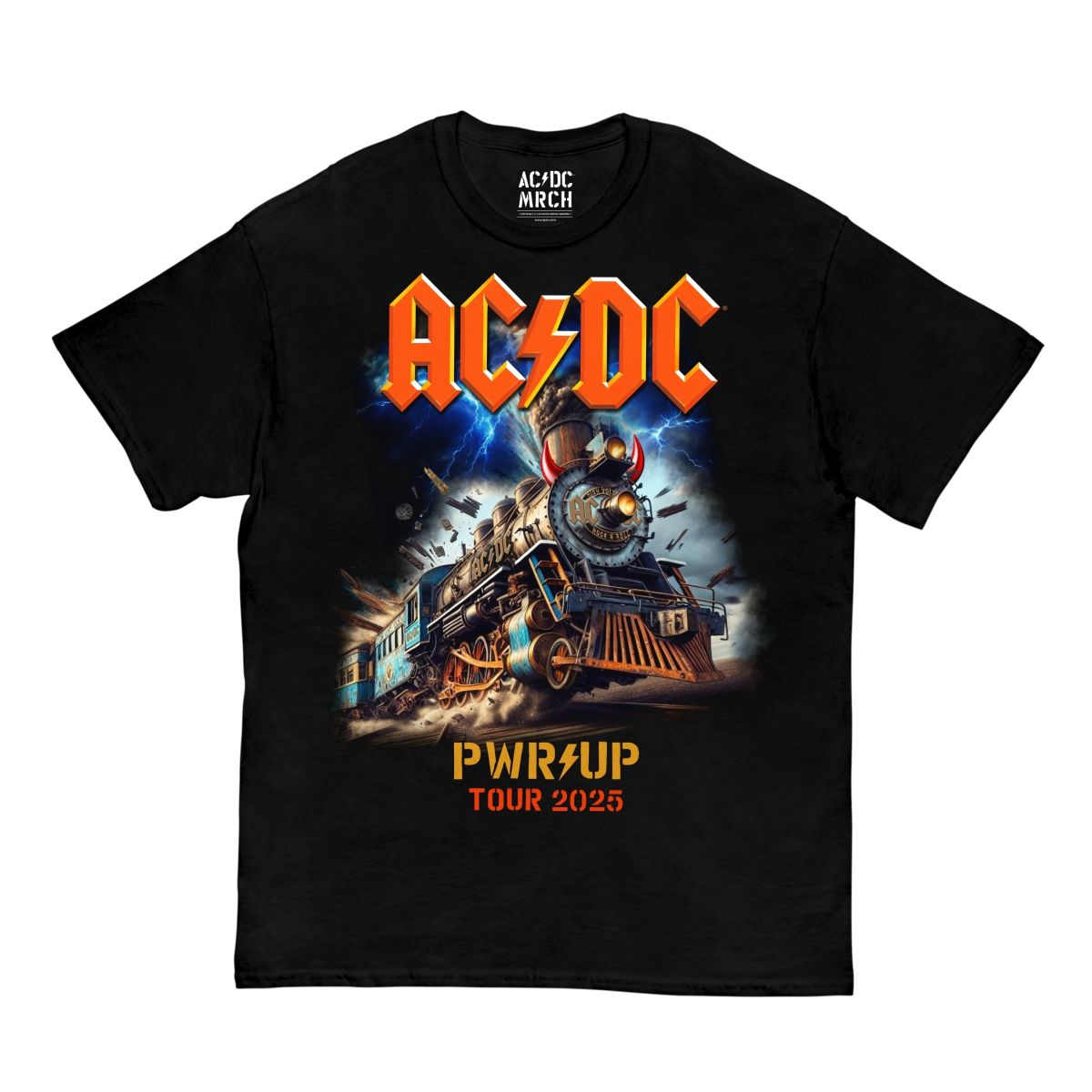 AC/DC PWR UP Tour Rock Band T-Shirt